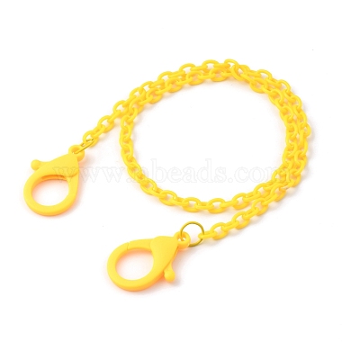 Personalized ABS Plastic Cable Chain Necklaces(NJEW-JN02996-M)-2