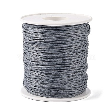 1mm Gray Waxed Cotton Cord Thread & Cord