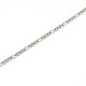 Smooth Surface 304 Stainless Steel Figaro Chain Necklace Making(STAS-A028-N022P)-2