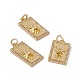 Pendentifs en laiton zircon cubique transparent(KK-G439-01G)-4