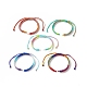 Bracelets tressés en cordon de polyester de couleur dégradée(AJEW-JB01146)-1