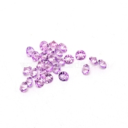 Transparent Acrylic Rhinestone Cabochons, Point Back, Diamond, Violet, 3x2.5mm, about 495~500pcs/bag(TACR-WH0013-02F)