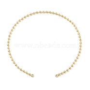 Ion Plating(IP) 304 Stainless Steel Ball Chain Bracelet Making, with Loops, Real 14K Gold Plated, 8-1/8 inch(20.5cm)(BJEW-M293-10G)
