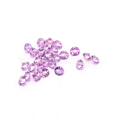 Violet Diamond Acrylic Rhinestone Cabochons