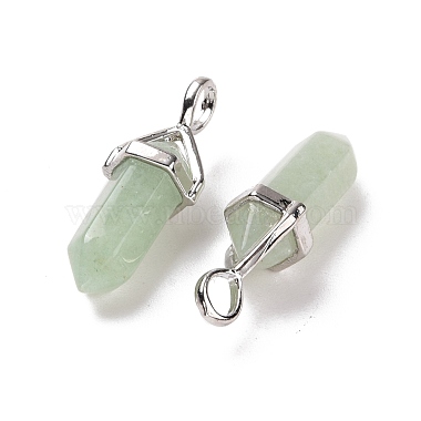 aventurine verte naturelle a pendentifs(G-K329-37P)-3