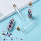 Glas Glasflasche für Perlen Container(CON-E008-60x16mm)-5