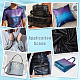Tissu &eacute;lastique en polyester &agrave; motif crocodile(DIY-PH0036-91A)-5