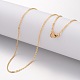 Ионное покрытие (ip) 304 ожерелье из нержавеющей стали(STAS-J023-06G)-1