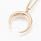 304 Stainless Steel Pendant  Necklaces(NJEW-P224-16G)-1
