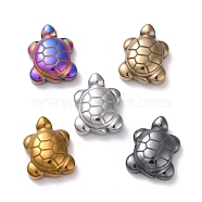 Non-magnetic Synthetic Hematite Pendants, Tortoise, Mixed Color, 17x13x5.5mm, Hole: 0.7mm(G-G856-06)