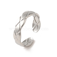 201 Stainless Steel Finger Rings, Stainless Steel Color, 5mm, US Size 7 1/2(17.7mm)(RJEW-H223-02P-01)
