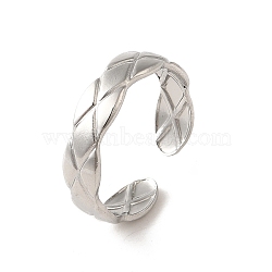 Non-Tarnish 201 Stainless Steel Finger Rings, Stainless Steel Color, 5mm, US Size 7 1/2(17.7mm)(RJEW-H223-02P-01)