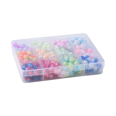 300Pcs 12 Colors Two-tone Baking Painted Glass Beads(DGLA-YW0001-06)-6