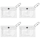 Transparent PVC Coin Wallet with Glitter Powders(ABAG-WH0044-29)-1