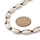 Natural Cowrie Shell & Synthetic Turquoise Braided Beaded Necklace for Women(NJEW-JN04253-02)-2