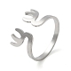 304 Stainless Steel Cuff Rings(RJEW-G299-03P)-1