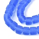 brins de perles de verre d&eacute;poli transparent(GLAA-N072-01A-A13)-3