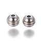 201 Stainless Steel Grooved Beads(X-STAS-P239-04P)-1