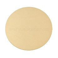 (Defective Closeout Sale: Surface Scratches) Brass Sheet, Brass Discs, Flat Round, Golden, 50x0.5mm(KK-XCP0001-88A)