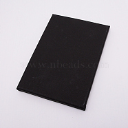 Cotton Stretched Blank Canvas, with Wooden Frame, for Painting, Oil Paint, Rectangle, Black, 210x150x16mm(AJEW-WH0017-33C)