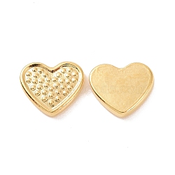 Ion Plating(IP) 304 Stainless Steel Cabochons, Heart, Golden, 7x8x1mm(STAS-F293-52G)