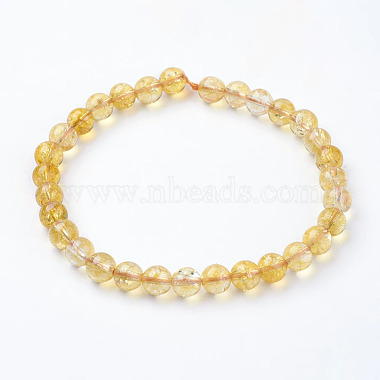 Natural Quartz Crystal Beads Strands(X-G-C076-6mm-6)-2