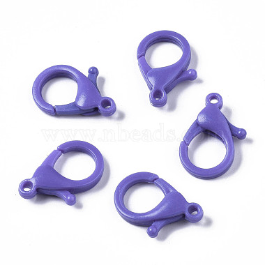 Opaque Acrylic Lobster Claw Clasps(X-SACR-T358-04A)-3