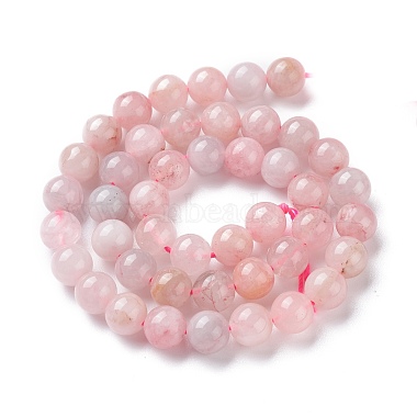 Natural Rose Quartz Beads Strands(G-F591-04C-8mm)-3