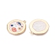 Printed Alloy Enamel Pendants(ENAM-N071-10G-01)-2