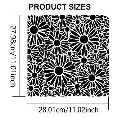 US 1Pc PET Hollow Out Drawing Painting Stencils(DIY-MA0003-32A)-2