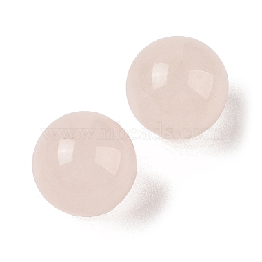 Perles de sphère sans trou en quartz rose naturel(G-K353-04D-01)-2