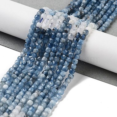 Natural Aquamarine Beads Strands(G-B088-E10-04)-2