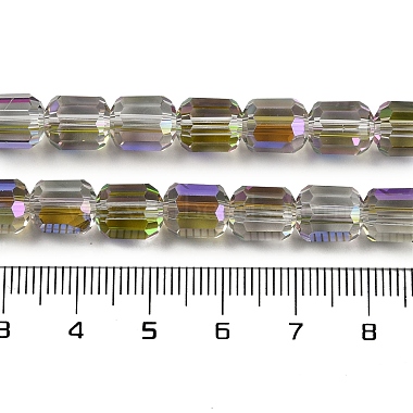 abaloríos de electrochapa cristal strands(GLAA-G112-07B)-4