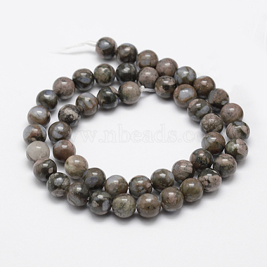 Natural Glaucophane Beads Strands(G-K209-04A-6mm)-3