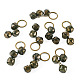 8Pcs Iron Bell Pendant Keychains(KEYC-TA00040)-2