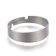 Adjustable 201 Stainless Steel Plain Band Rings(STAS-P249-26A-P)-2
