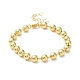 Rack Plating Brass Ball Chain Bracelets for Women(BJEW-G676-01C-G)-1