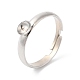 anillo de dedo de acero inoxidable ajustable 304(STAS-K255-16P)-1