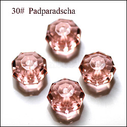 Imitation Austrian Crystal Beads, Grade AAA, Faceted, Octagon, Light Salmon, 6x4mm, Hole: 0.7~0.9mm(SWAR-F083-4x6mm-30)