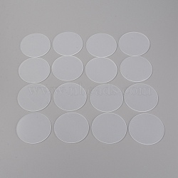 Acrylic Board, Flat Round, Clear, 75x2mm(TACR-SZC0001-01B)