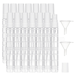 DIY Spray Bottles Kit, with Glass Spray Bottles and Transparent Plastic Funnel Hopper, White, 11.75x1.4cm, Capacity: 10ml, 20pcs(DIY-BC0003-15A-02)