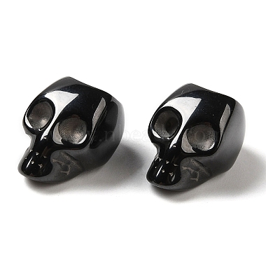 Black Skull Zirconia Ceramic Beads
