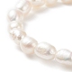 Natural Pearl Beaded Stretch Bracelet for Women(BJEW-JB08868-01)-2