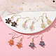 Lampwork Starfish Dangle Earrings(EJEW-JE05443)-2