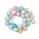 brins de perles naturelles d'amazonite(G-O201B-149H)-4