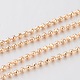 Soldered Brass Faceted Ball Chain(X-KK-L127-04LG)-1