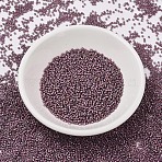 MIYUKI Delica Beads, Cylinder, Japanese Seed Beads, 11/0, (DB1792) White Lined Dark Smoky Amethyst AB, 1.3x1.6mm, Hole: 0.8mm, about 2000pcs/bottle, 10g/bottle(SEED-JP0008-DB1792)