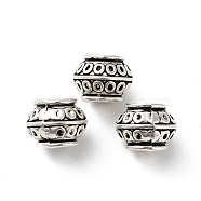 Tibetan Style Alloy Beads, Cadmium Free & Lead Free, Antique Silver, 8.5x6.5mm, Hole: 3.5mm(FIND-Q094-38AS)