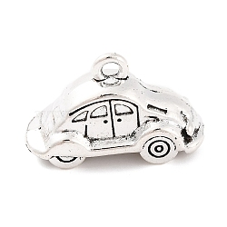 Tibetan Style Zinc Alloy Pendants, Lead Free & Cadmium Free, Car, Antique Silver, 14.7x22.6x9.5mm, Hole: 2mm(X-TIBEP-R334-142AS-RS)