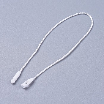 Polyester Cable Ties, Tie Wraps, Zip Ties, White, 203x1mm, about 1000pcs/bag